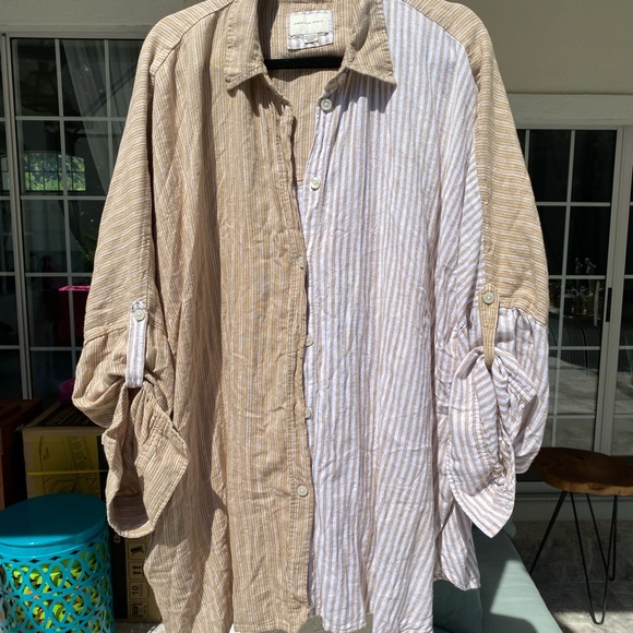 American Eagle Outfitters | Tops | American Eagle Oversized Button Down Beach  Shirt | Poshmark